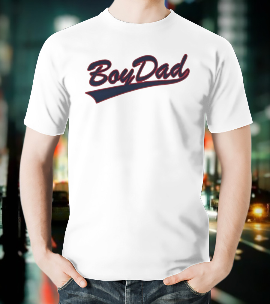 BoyDad Varsity Bold Script Style T-Shirt