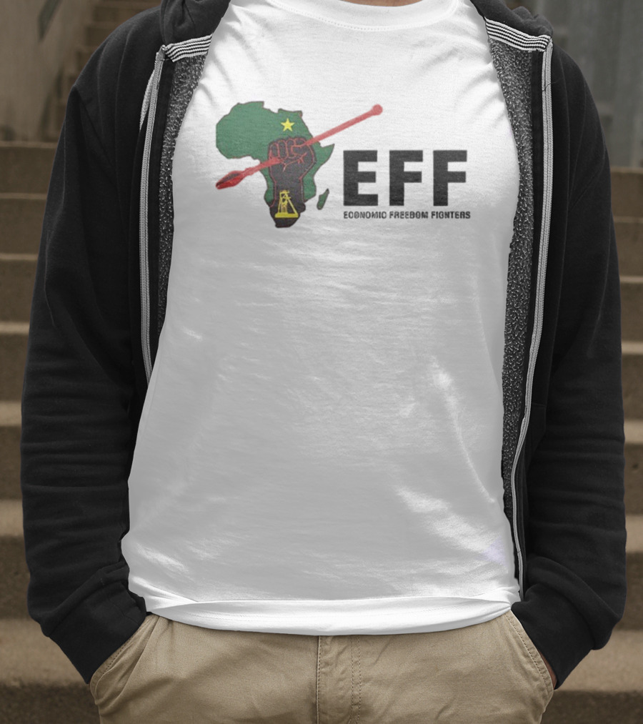 EFF Economic Freedom Fighters Africa Fist And Spear T-Shirt