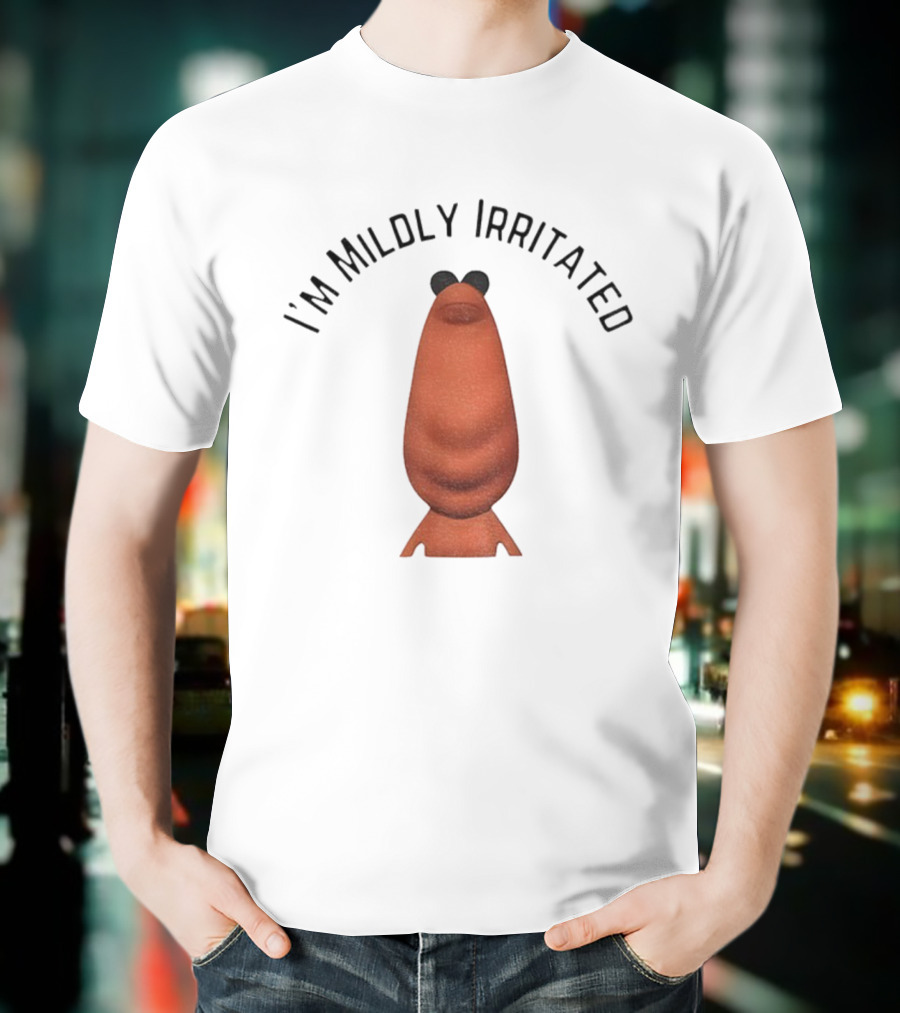 I'm Mildly Irritated Marcus The Worm Meme Funny Character T-Shirt