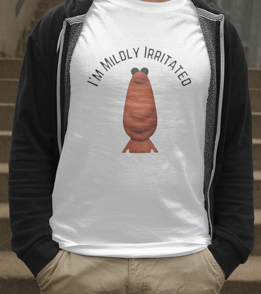 I'm Mildly Irritated Marcus The Worm Meme Funny Character T-Shirt