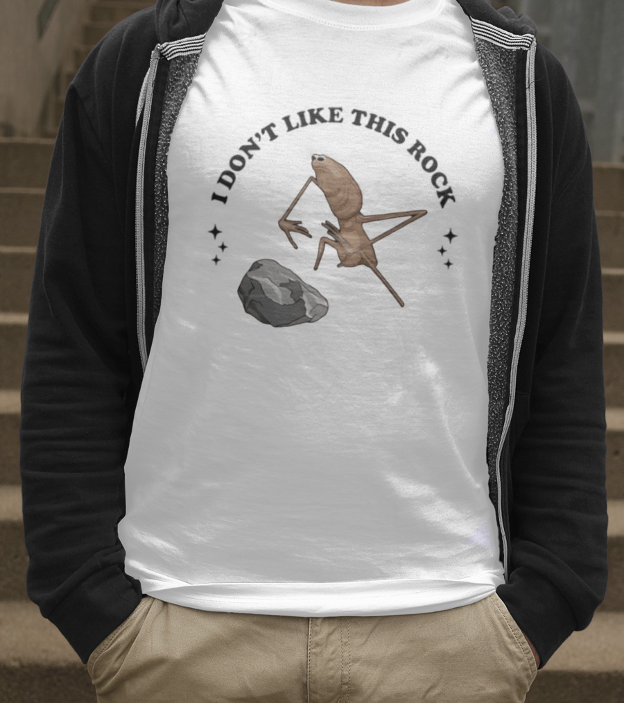 Marcus I Dont Like This Rock Creature Cartoon T-Shirt