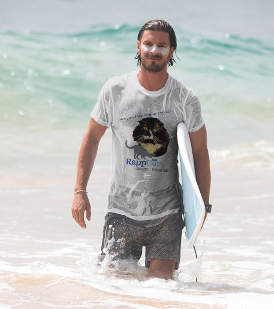 RappCats Member Of The Savior Fan Club Saving Cats Changing Lives T-Shirt