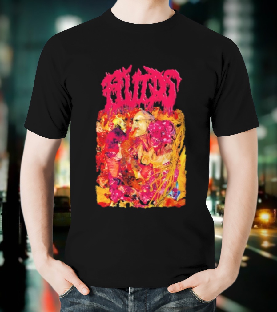 Fluids Ignorance Exalted Surreal Horror Illustration T-Shirt