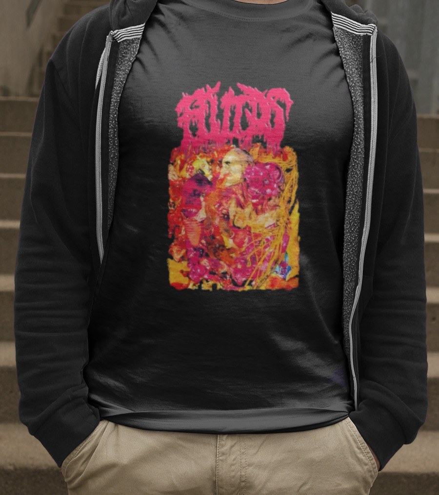 Fluids Ignorance Exalted Surreal Horror Illustration T-Shirt