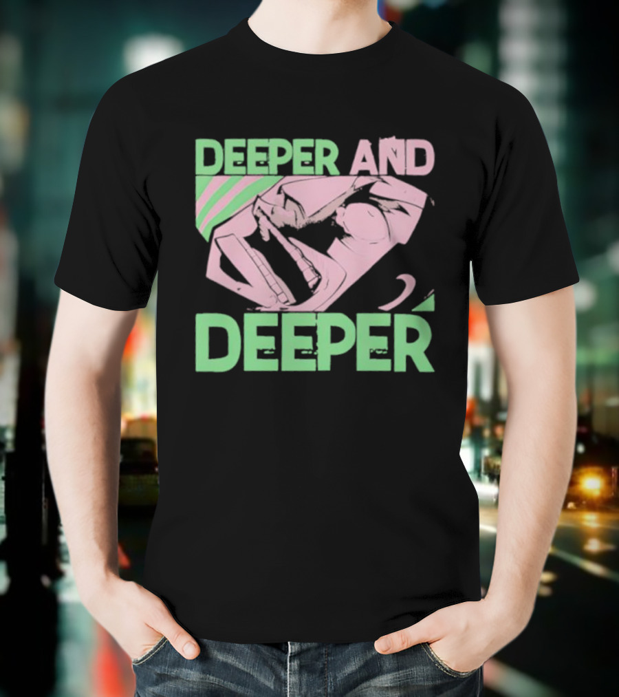 Gyakkyou Burai Kaiji Hakairoku-hen Deeper And Deeper Manga Art T-Shirt