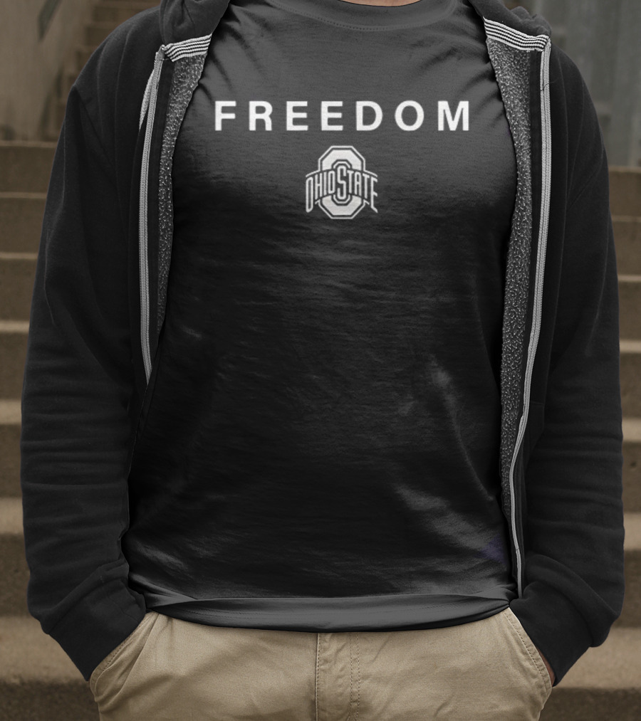 Ohio State Buckeyes Freedom Charlie Kirk Collaboration T-Shirt