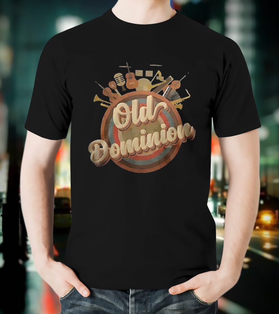 Old Dominion How Good Is That World Tour Vintage Instruments T-Shirt