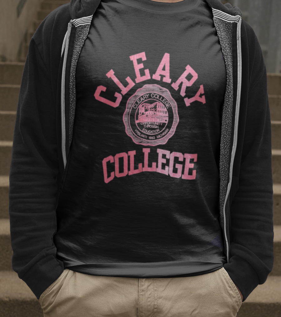 Cleary College Ypsilanti Michigan Opportunity Through Education 1983 T-Shirt