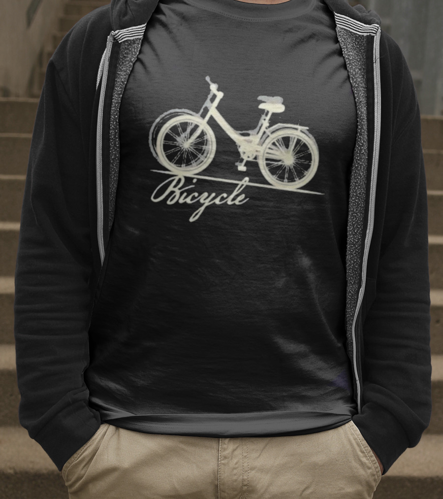 Bicycle Life & Beth John Retro Style T-Shirt