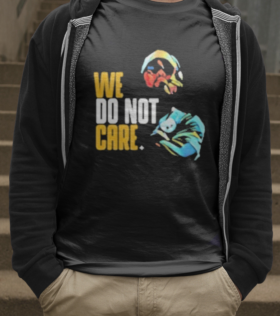 Pittsburgh Steelers We Do Not Care Abstract Art Style T-Shirt