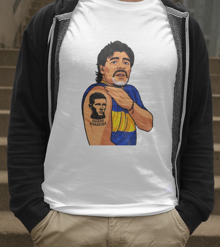 Elliot Anderson Geordie Maradona Tattoo Icon Illustration T-Shirt