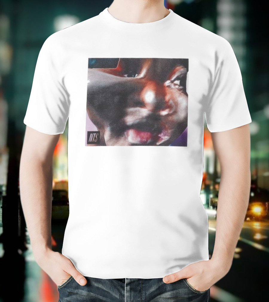 Frank Dorrey NTS Squish Face Distorted Portrait T-Shirt