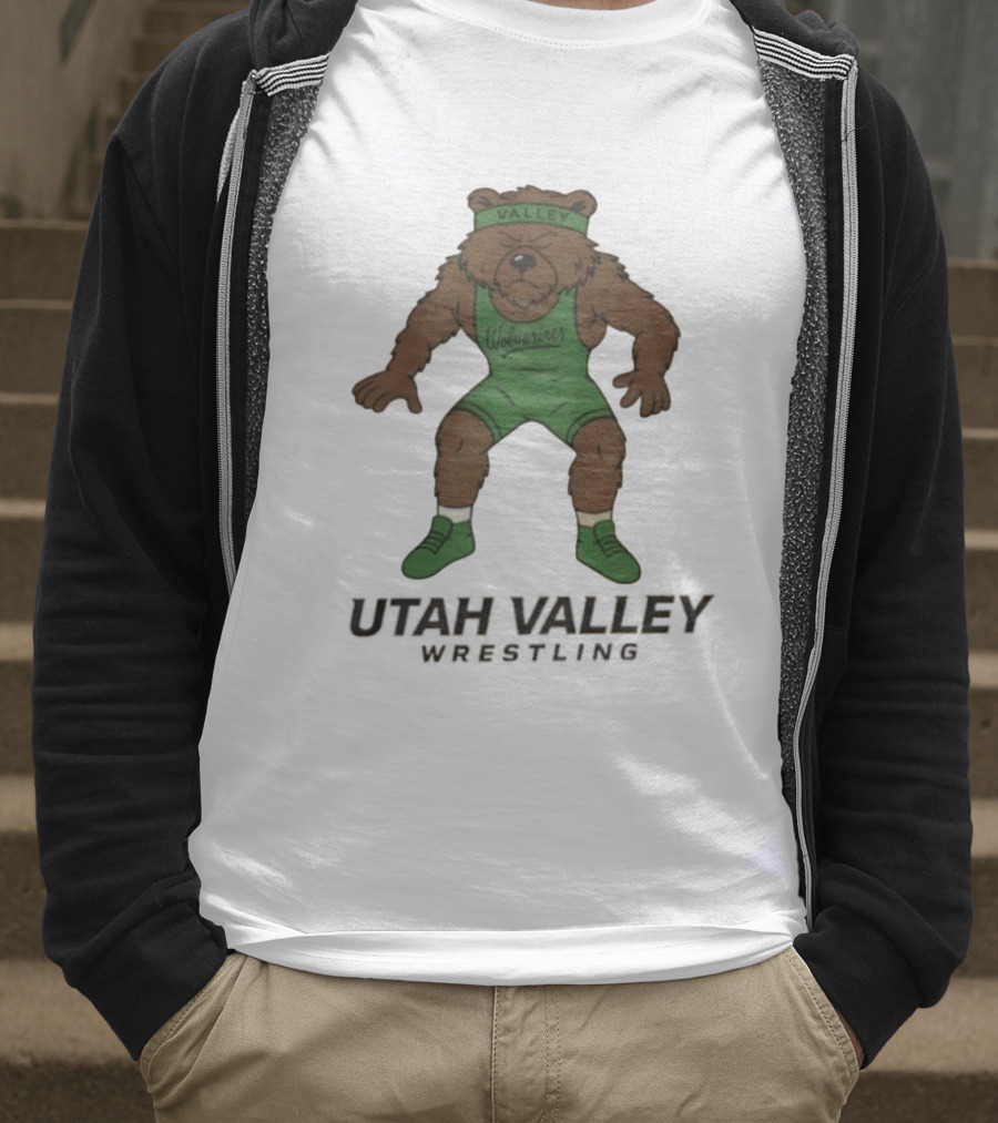 Utah Valley Wrestling Wolverines Bear Willy T-Shirt