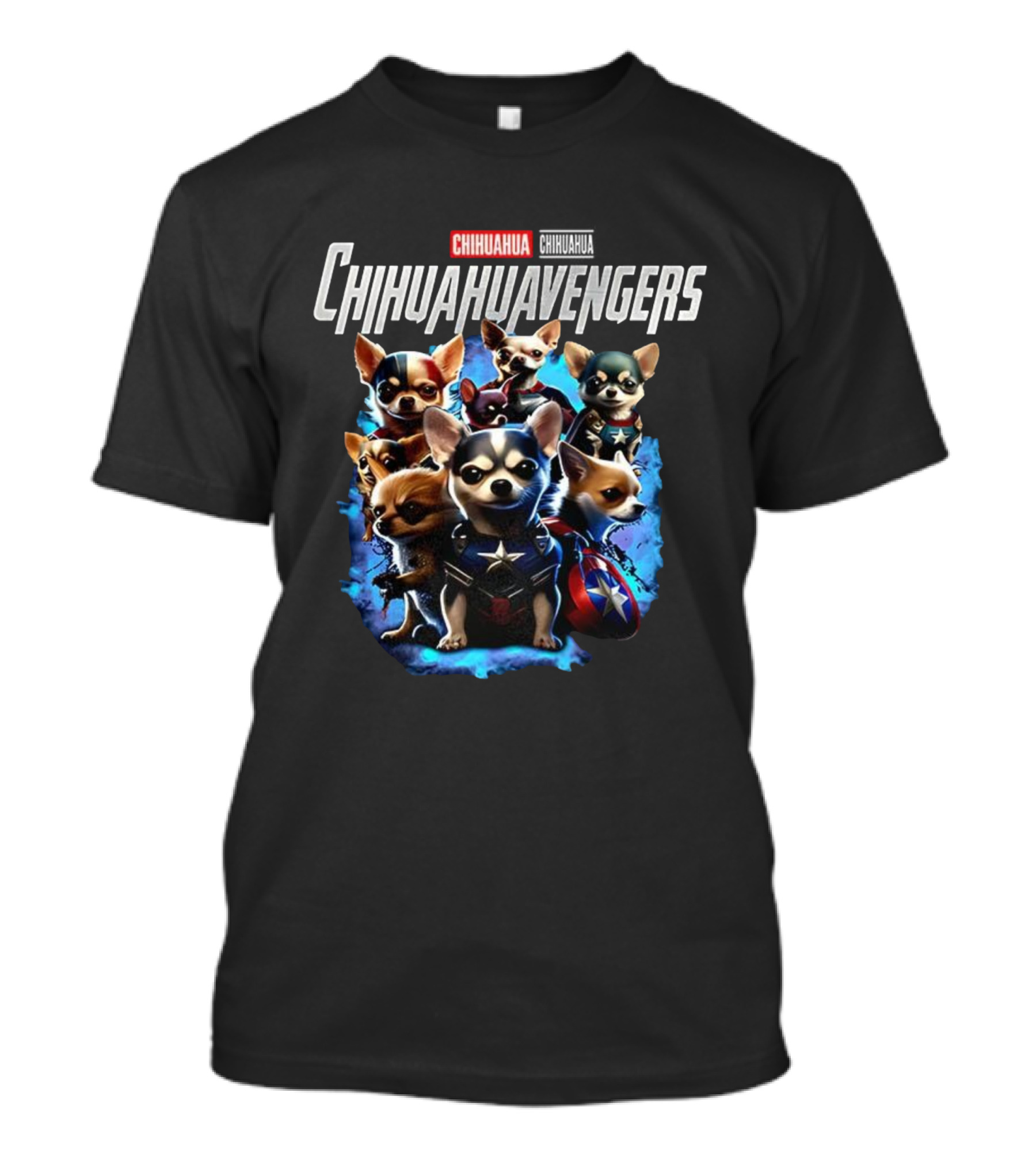 Chihuahuavengers Chihuahua Team Adventure T-Shirt