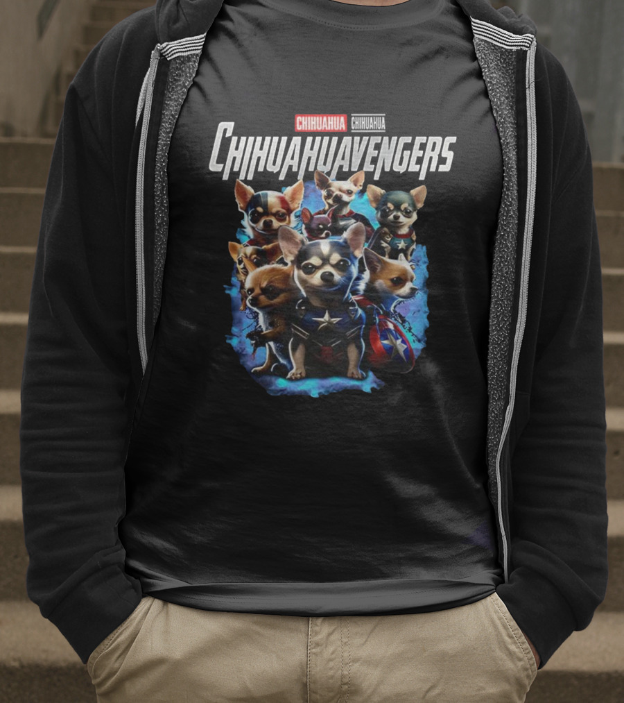 Chihuahuavengers Chihuahua Team Adventure T-Shirt