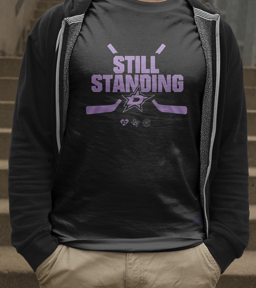 Dallas Stars Still Standing Stanley Cup Playoffs Hockey T-Shirt