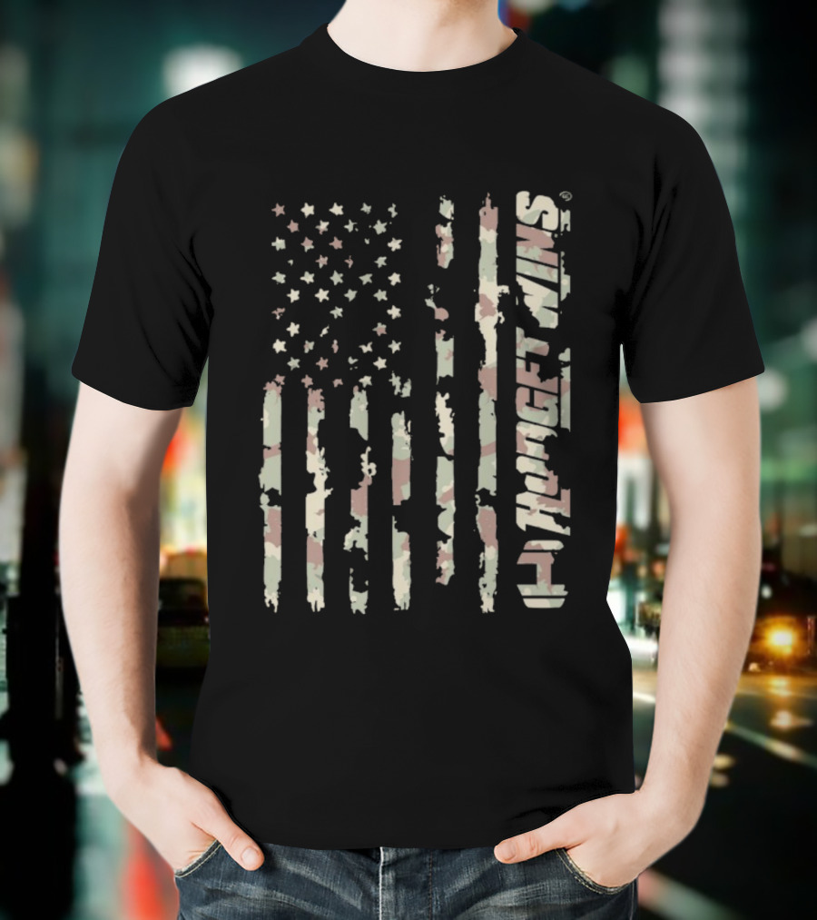 Camouflage Flag 9/11 Never Forget WMS T-Shirt