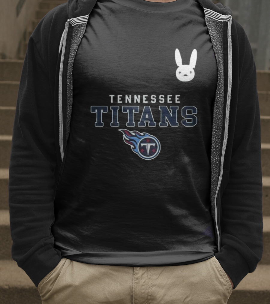 Tennessee Titans Bad Bunny DTMF Collaboration T-Shirt
