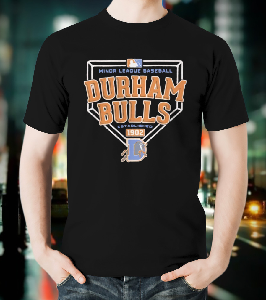 Durham Bulls Minor League Baseball 1902 Milb Established T-Shirt