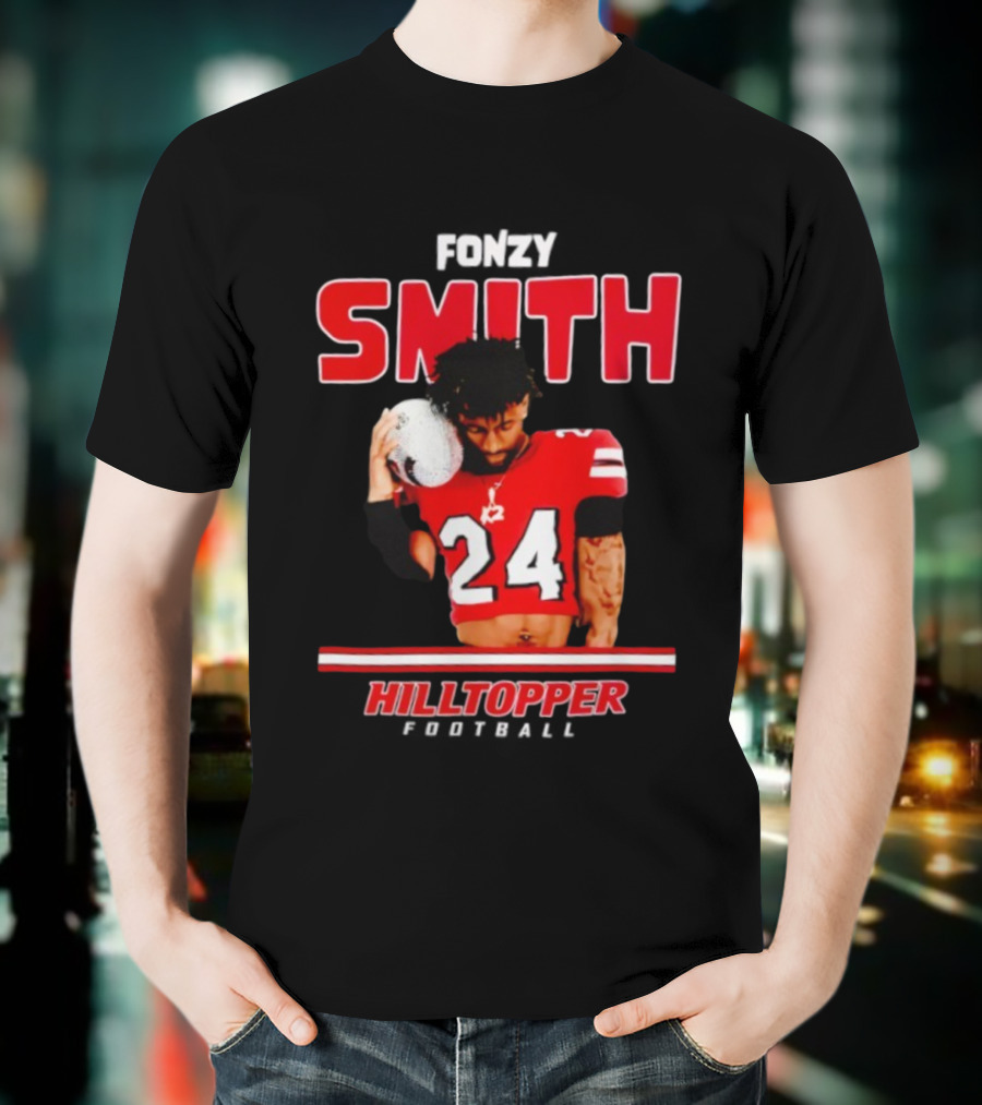 Fonzy Smith 24 Western Kentucky Hilltopper Football T-Shirt