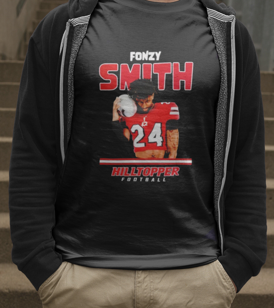 Fonzy Smith 24 Western Kentucky Hilltopper Football T-Shirt