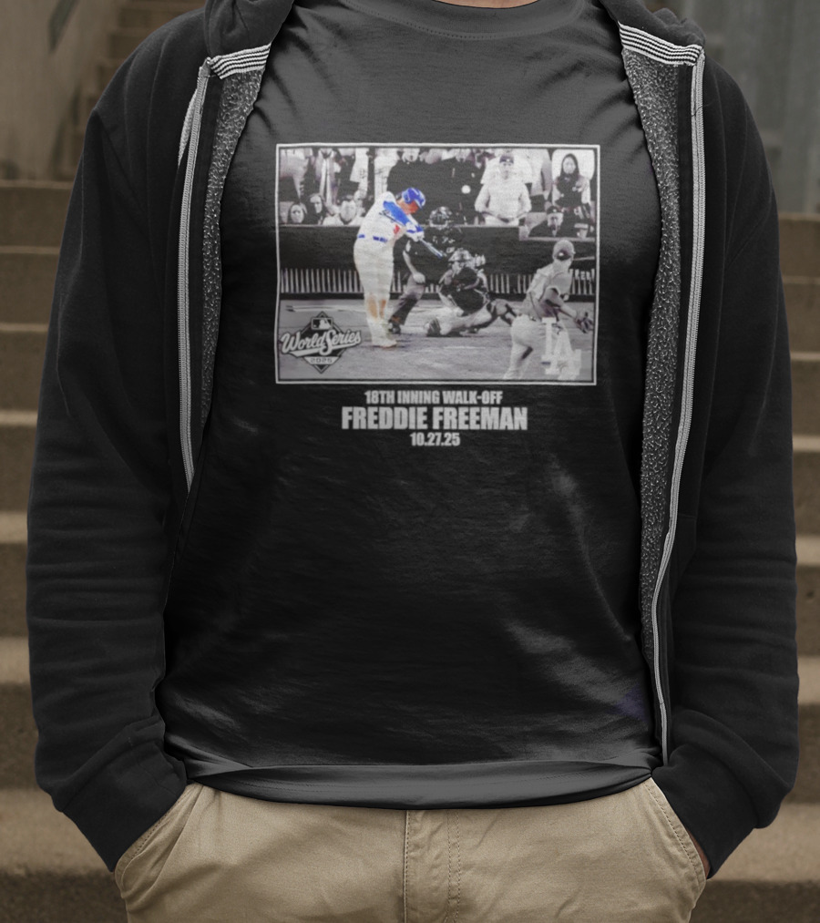 Freddie Freeman Los Angeles Dodgers 2025 World Series Moments T-Shirt