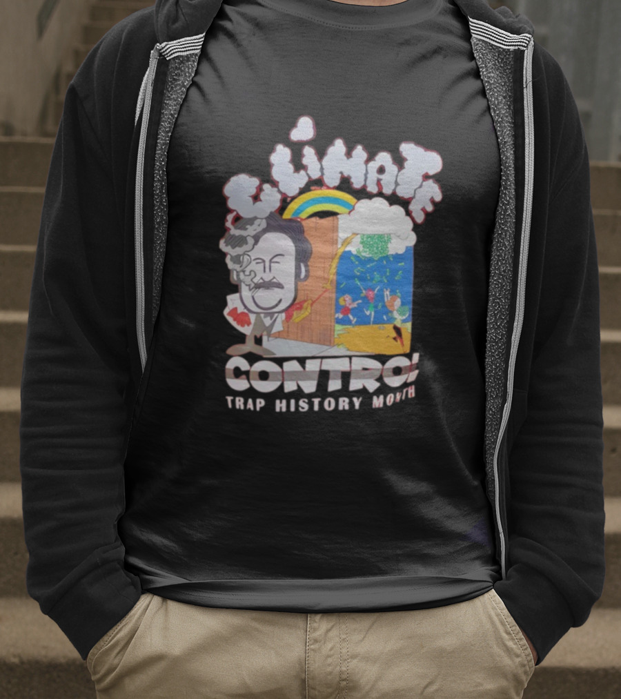 Jmacworldwide Climate Control Trap History Month Rainbow Cartoon Style T-Shirt