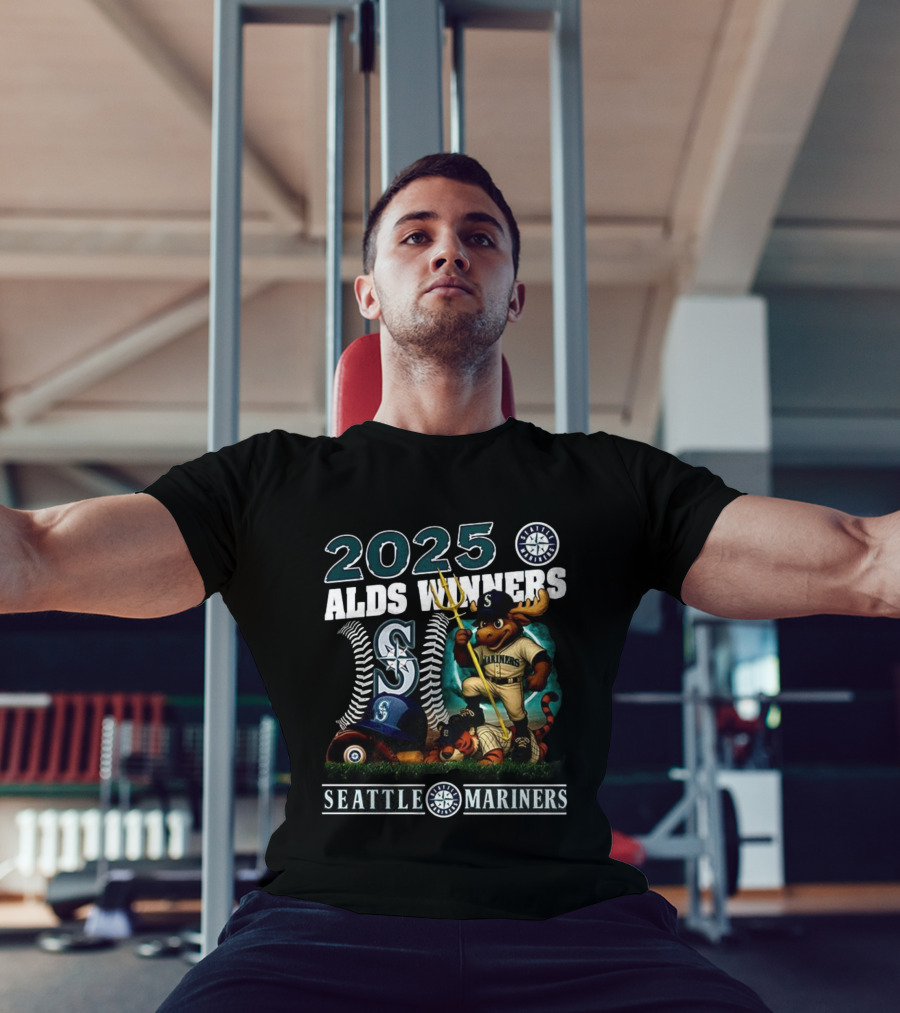 2025 Seattle Mariners ALDS Winners Mascot T-Shirt