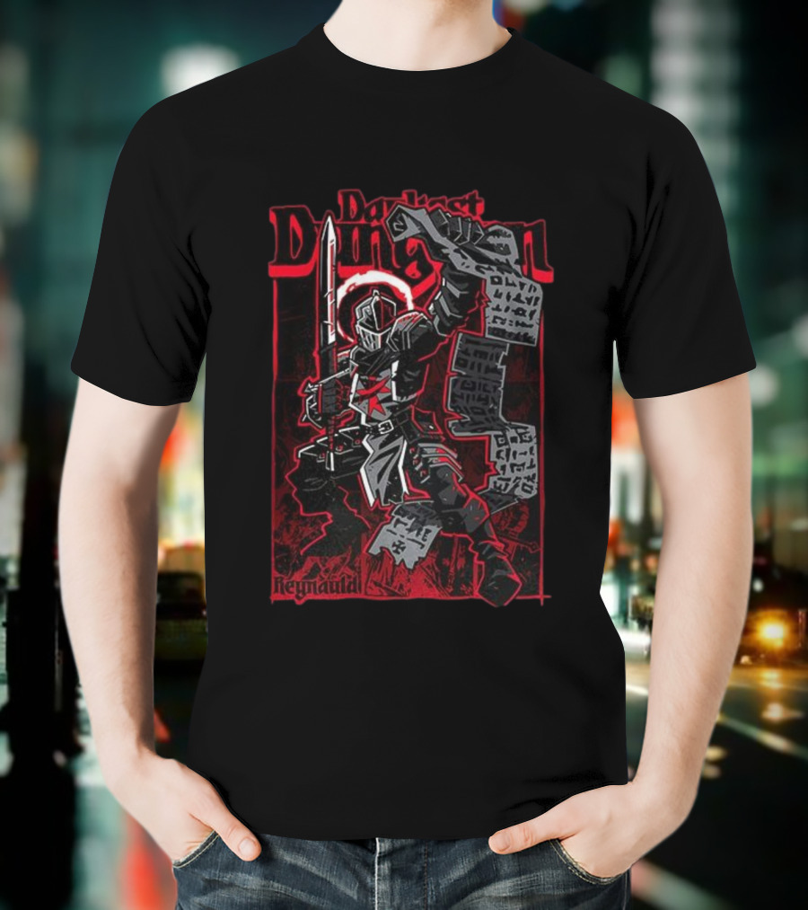 Darkest Dungeon Crusader Reynauld Knight Art T-Shirt