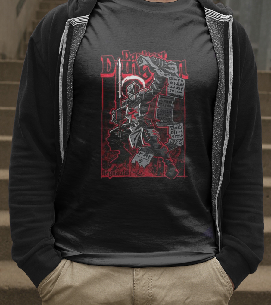 Darkest Dungeon Crusader Reynauld Knight Art T-Shirt