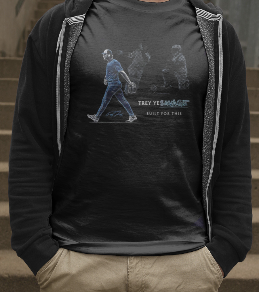 Trey Yesavage Built For This Signature Baseball Player Walking Determined Athletic Strength T-Shirt