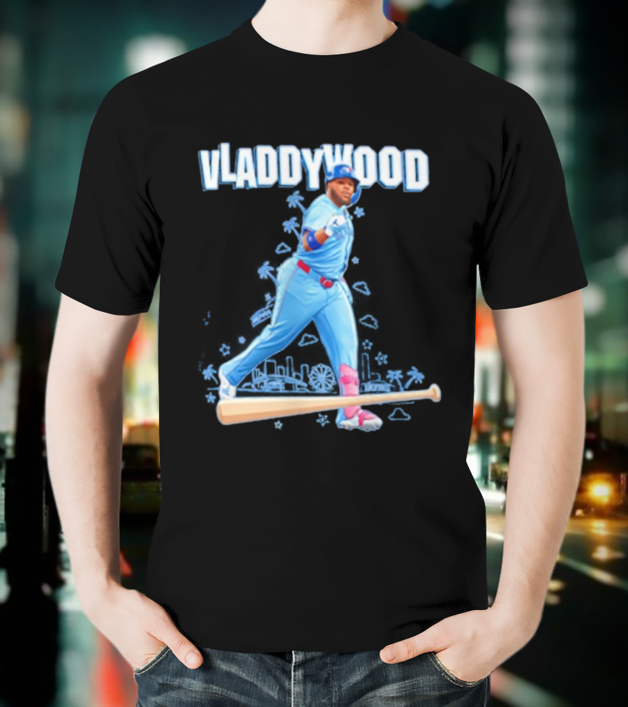 Vladdywood Vladimir Guerrero Jr. Toronto Blue Jays MLB Baseball Player Iconic Style T-Shirt