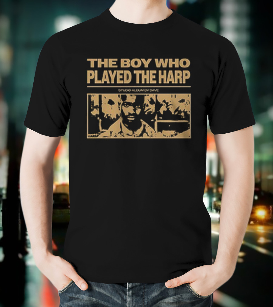 The Boy Who Played The Harp Vintage Retro Style T-Shirt