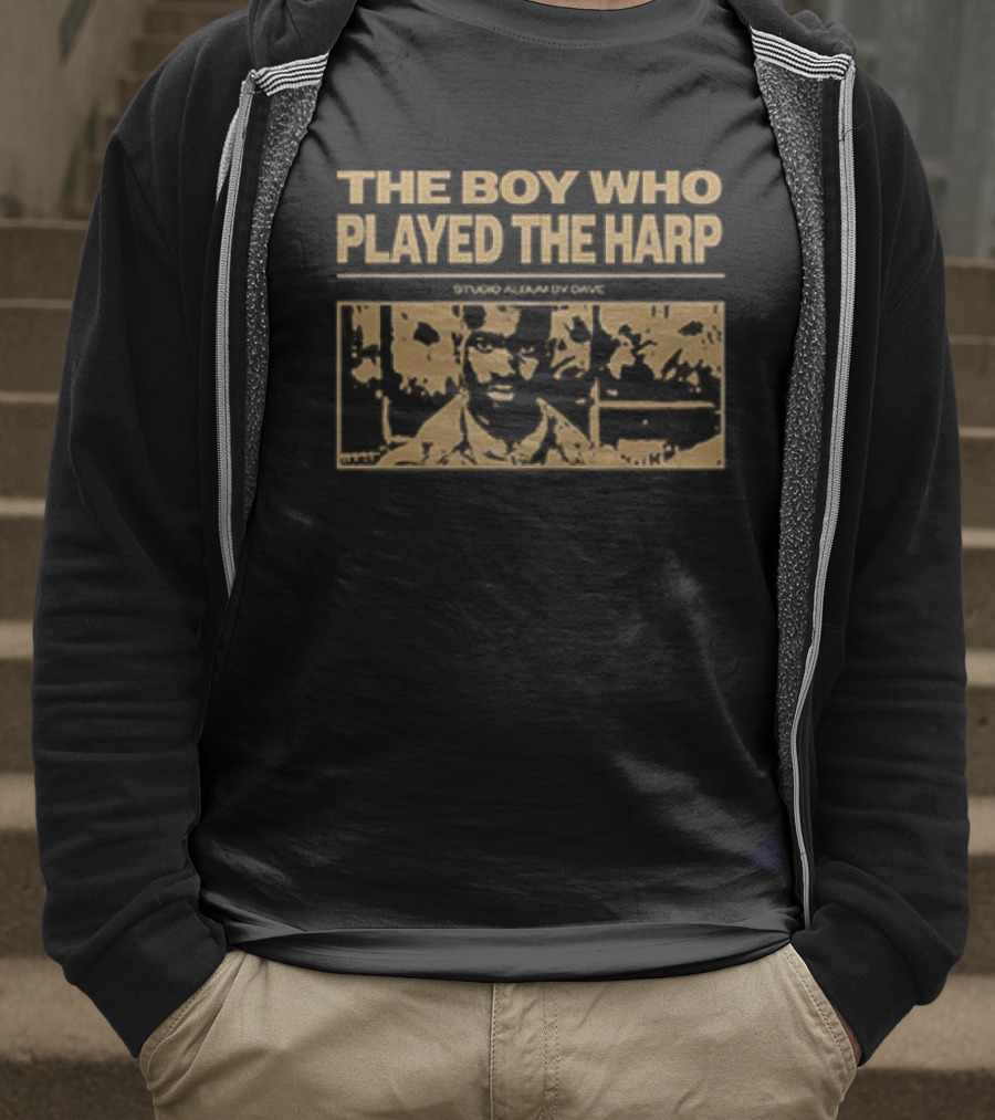 The Boy Who Played The Harp Vintage Retro Style T-Shirt