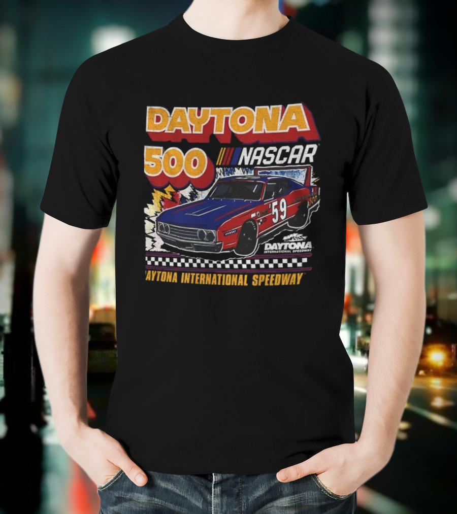 Daytona 500 NASCAR Race Car 59 Daytona International Speedway T-Shirt