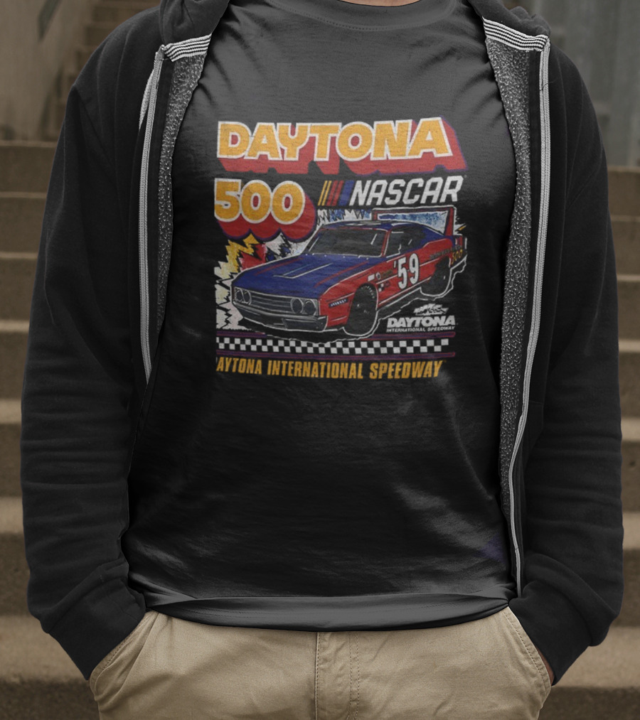 Daytona 500 NASCAR Race Car 59 Daytona International Speedway T-Shirt
