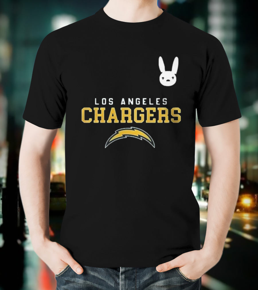 Los Angeles Chargers DTMF Bad Bunny Collaboration T-Shirt
