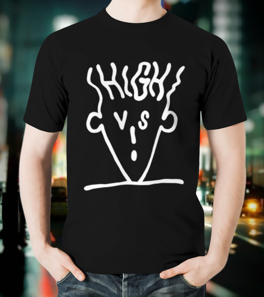 High Vis Fido V Face Drawing T-Shirt