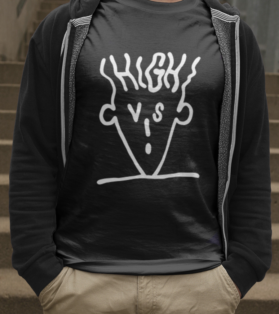 High Vis Fido V Face Drawing T-Shirt