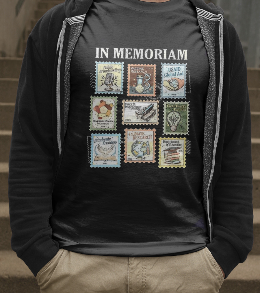 USAID Global Aid Diversity Equity Inclusion Free Independent Press Clear Energy Funding Academic Freedom Climate Research Department Of Education T-Shirt