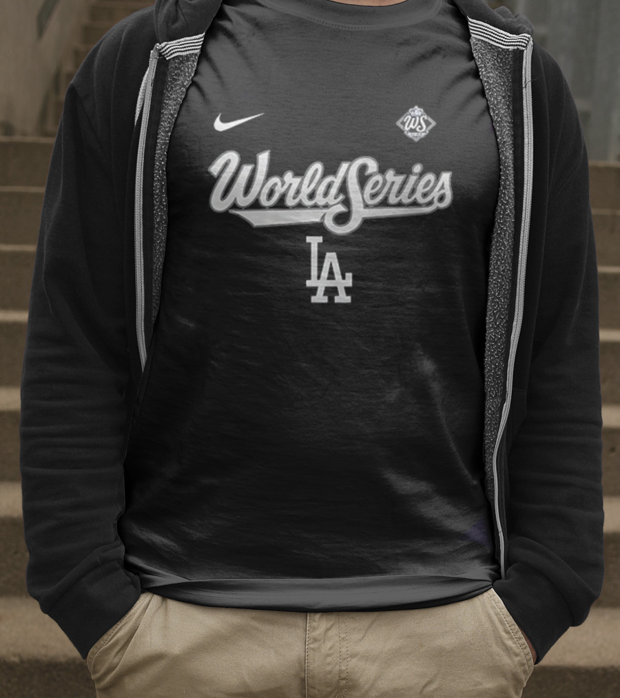 Los Angeles Dodgers 2025 World Series Authentic Collection LA WS T-Shirt