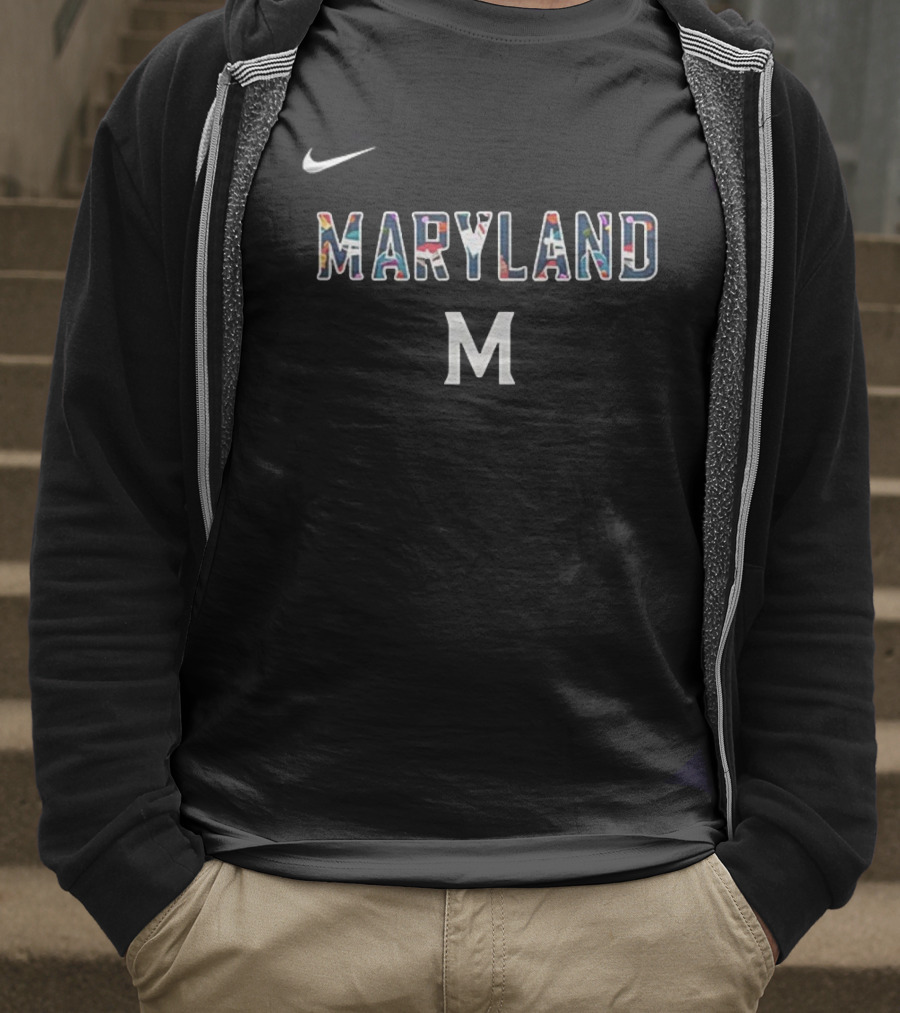 Maryland Terrapins Teach Love Inspire 2025 Nike T-Shirt