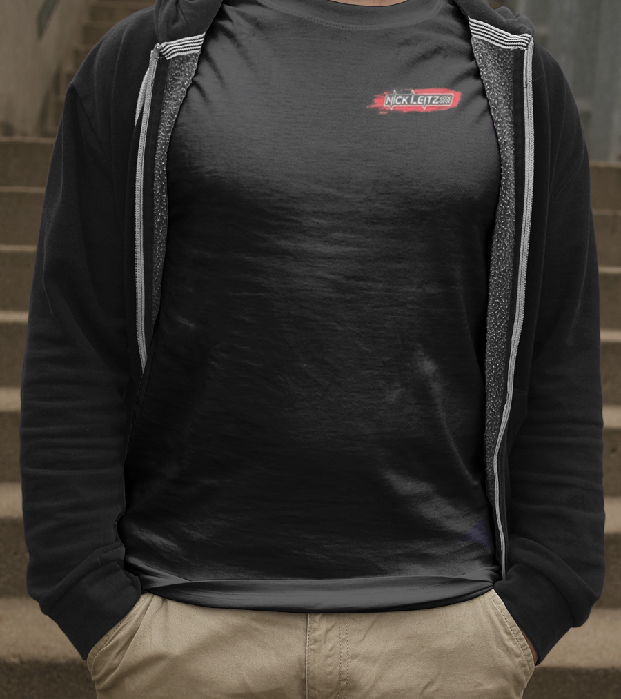 Nick Leitz 2025 NASCAR Xfinity Series Racing Design T-Shirt