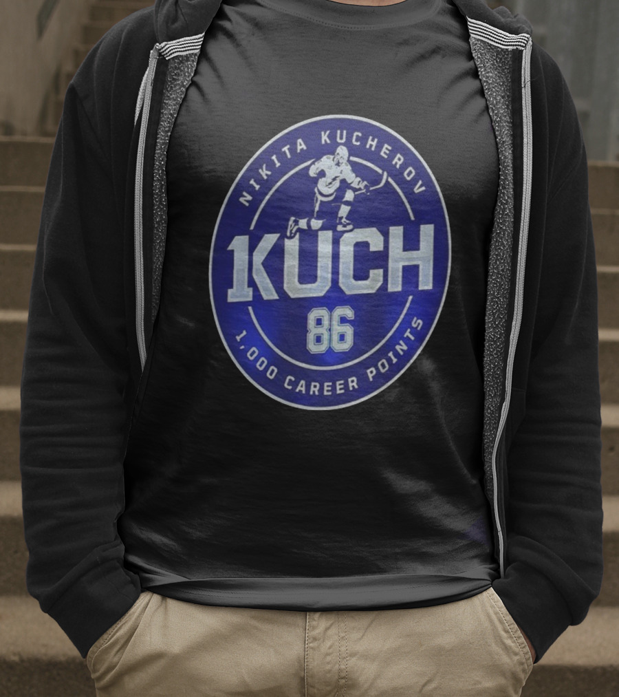 Nikita Kucherov KUCH 86 1000 Career Points T-Shirt