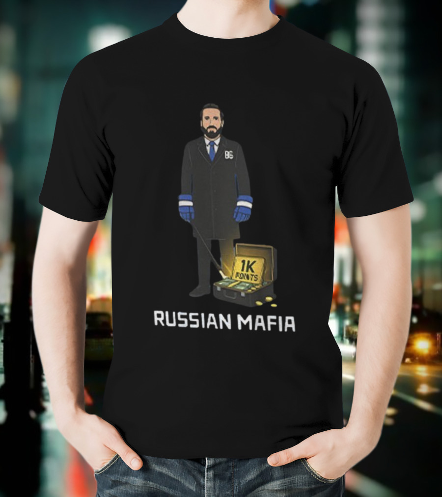 Russian Mafia Nikita Kucherov 1K Points Milestone Tampa Bay Lightning T-Shirt