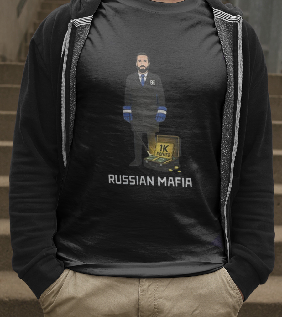 Russian Mafia Nikita Kucherov 1K Points Milestone Tampa Bay Lightning T-Shirt