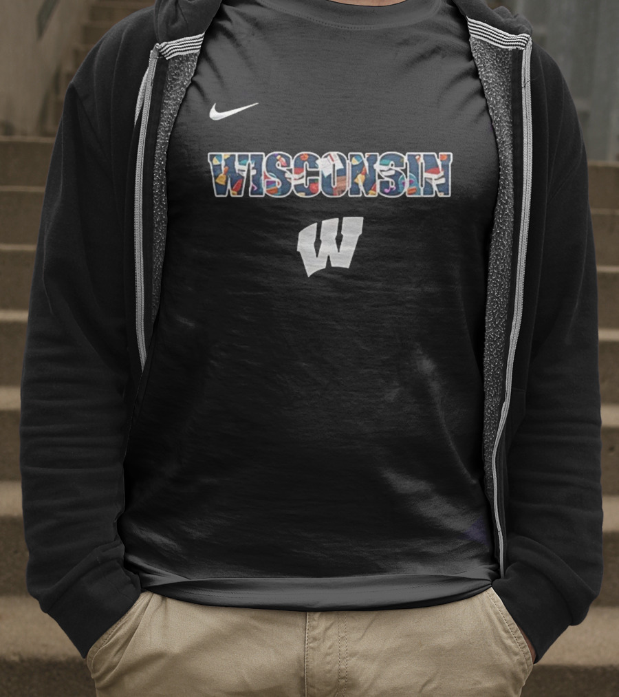 Nike Wisconsin W Badgers Teacher Teach Love Inspire Appreciation 2025 T-Shirt