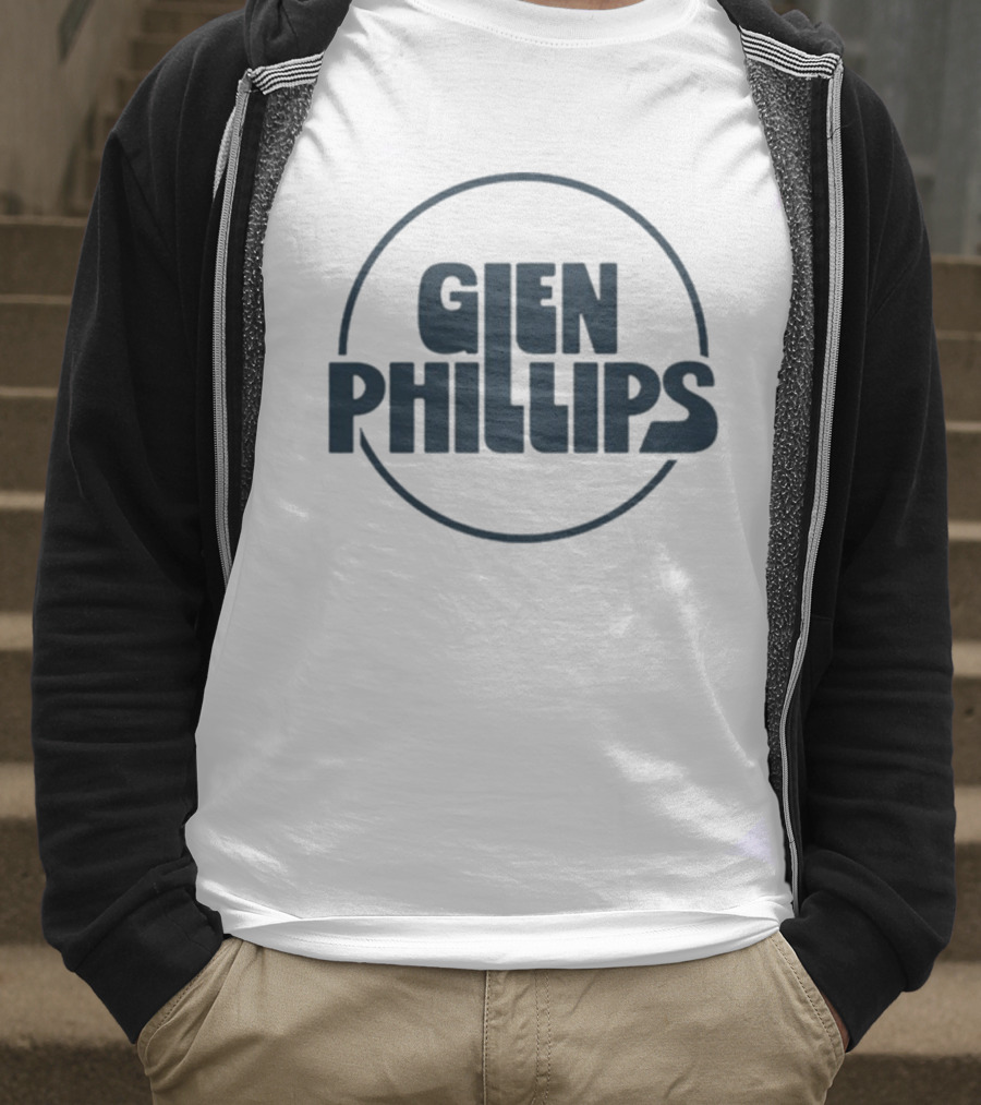 Glen Phillips Retro Circle Design T-Shirt