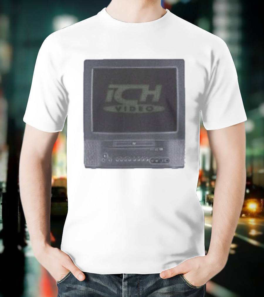 ICHpig Vintage TV Screen Iconic Design T-Shirt