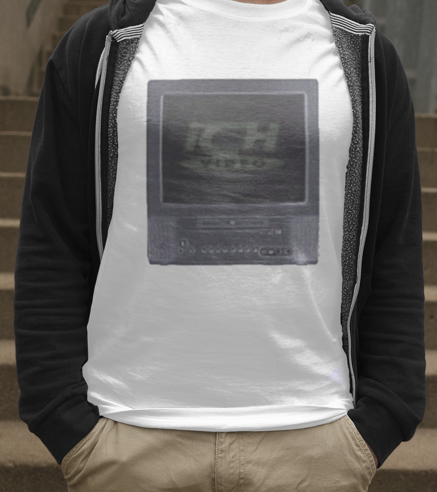 ICHpig Vintage TV Screen Iconic Design T-Shirt